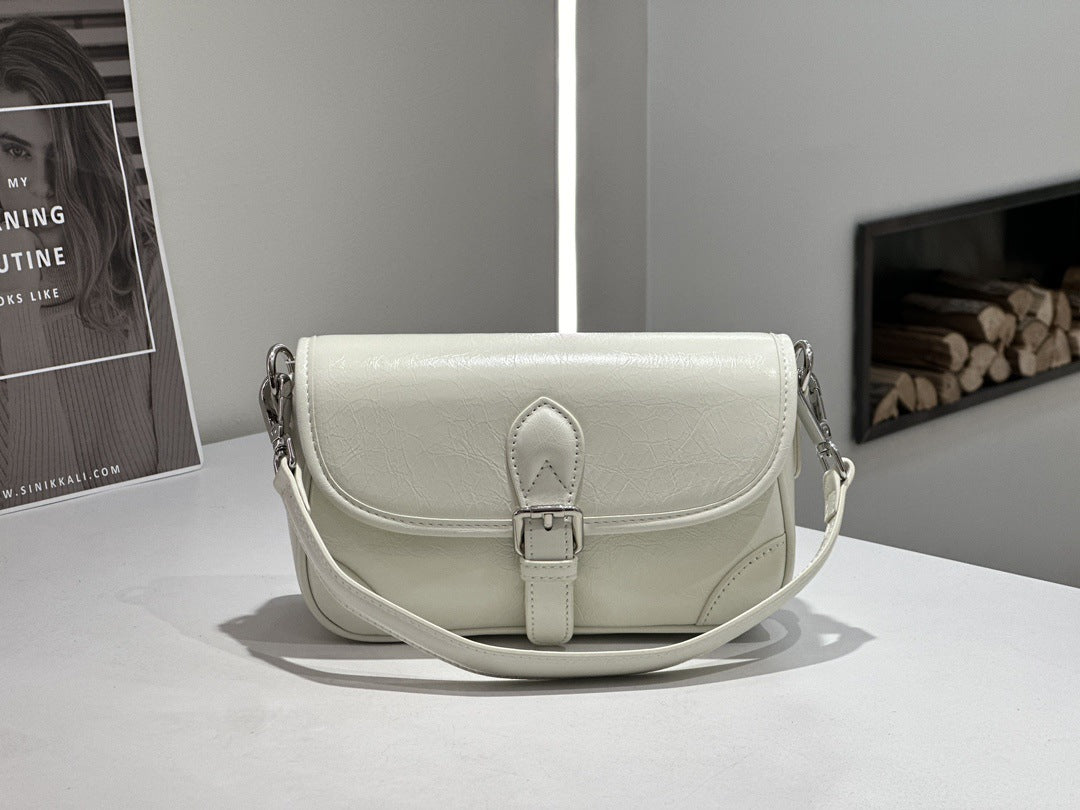 Sac bandoulière en cuir véritable – Luxe & qualité supérieure – vue 2